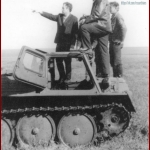 В.И.Таракановский–крайний слева, Якутия.1974 г. РГАЭ. Ф.1144. Оп. 1. Д. 80. Л.4.