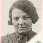 Н.И. Масальская. Август 1942 г. РГАЭ. Ф. 8734. Оп. 2а. Д. 796. Л. 9.